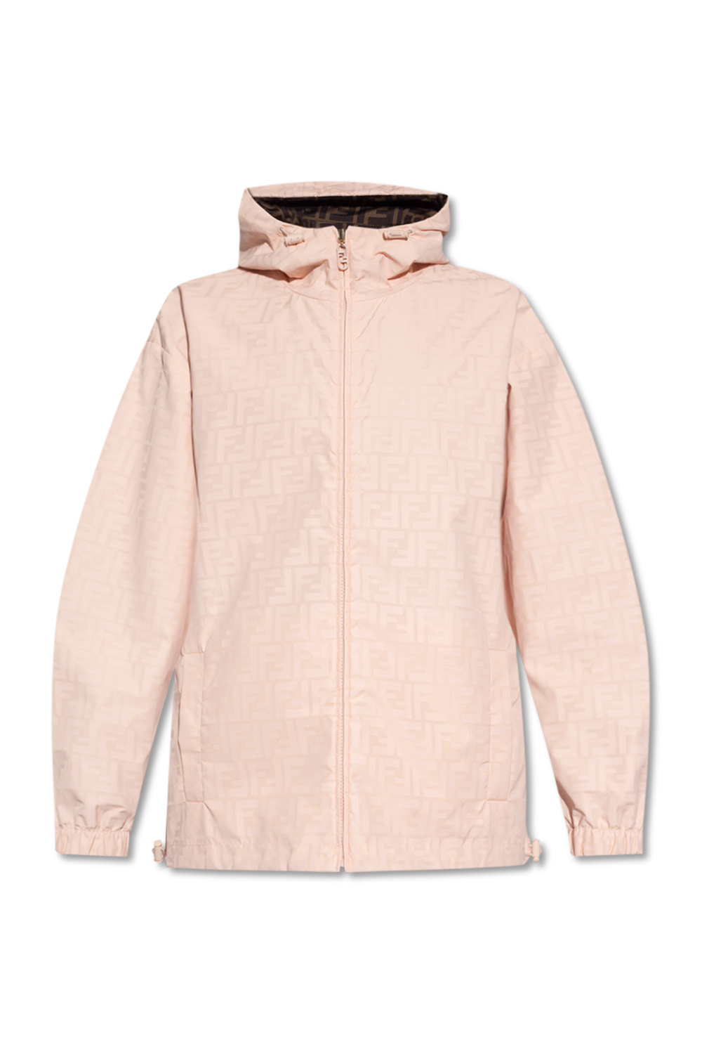 Reversible hooded jacket Fendi - fendi yellow continental